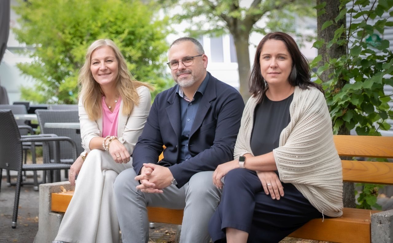 Die Geschäftsleitung der Seniorendienste Neckartal – Jens Reiner, Daniela Zimmermann und Stephanie Vogt