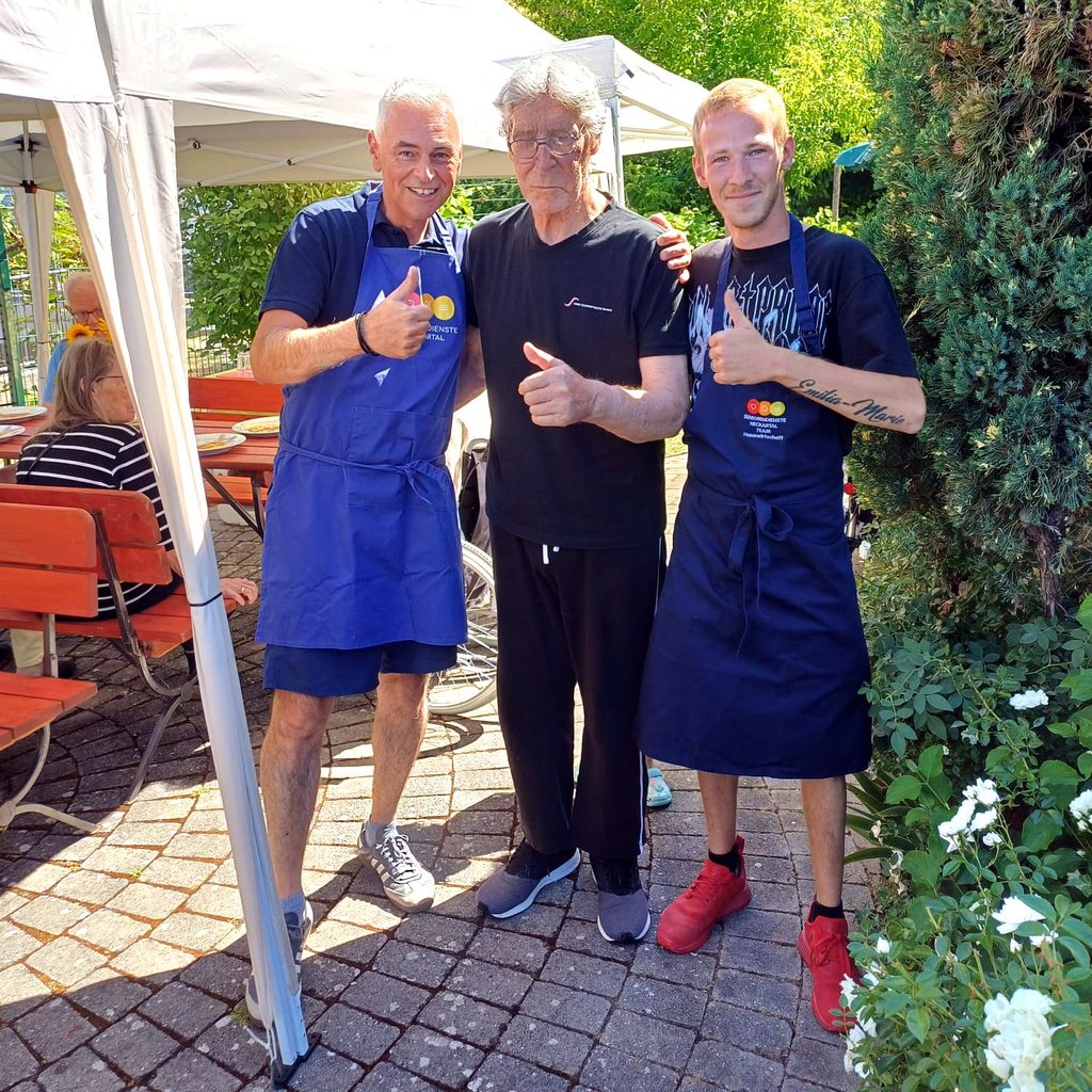Grillfest der Wohngruppe für Menschen mit Demenz in Bad Wimpfen